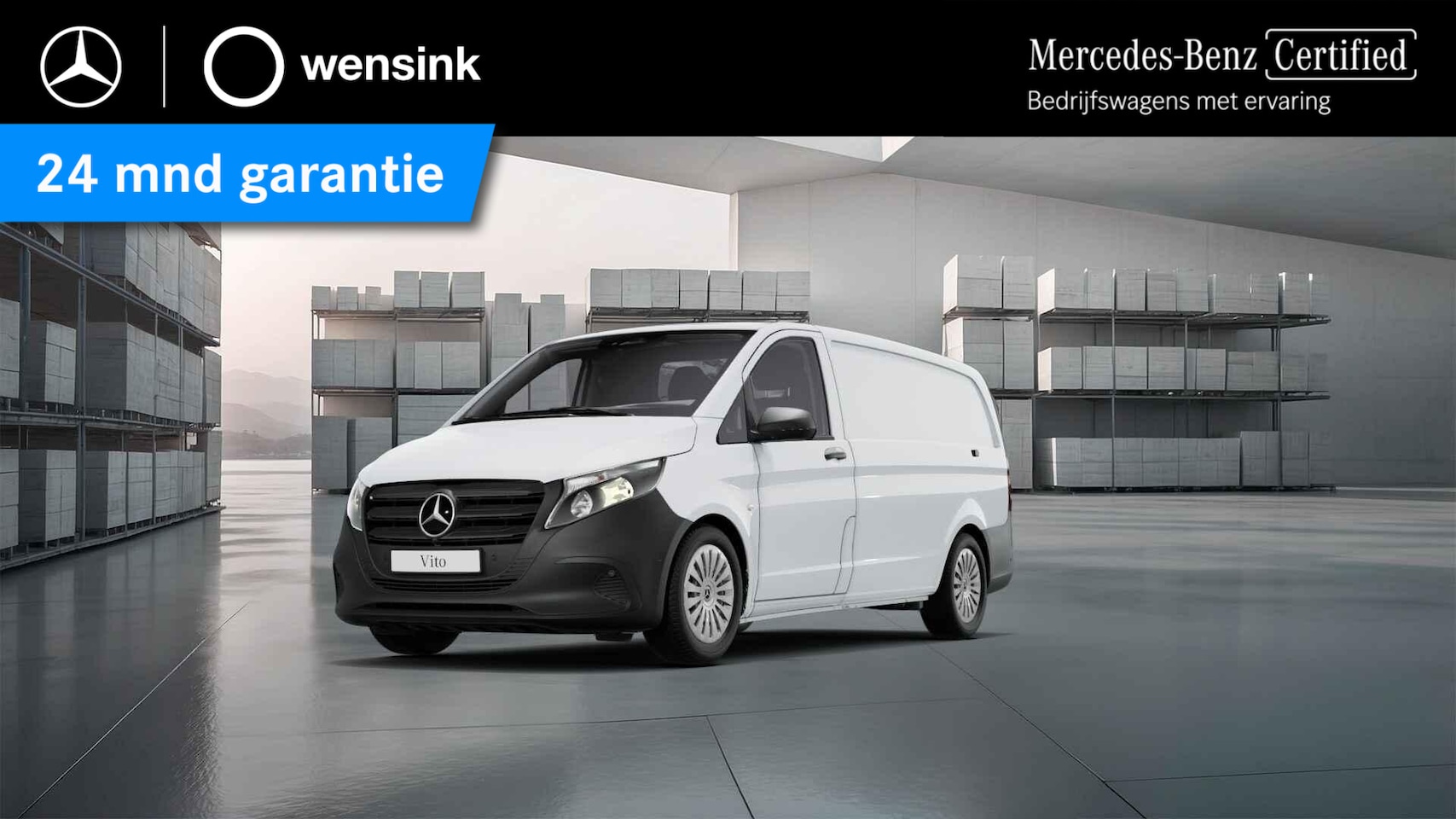 Mercedes-Benz Vito - 116 CDI | L2 | PRO | 160 PK | HANDGESCHAKELD | NAVIGATIE | CRUISE CONTROL | COMFORT CHAUFF - AutoWereld.nl