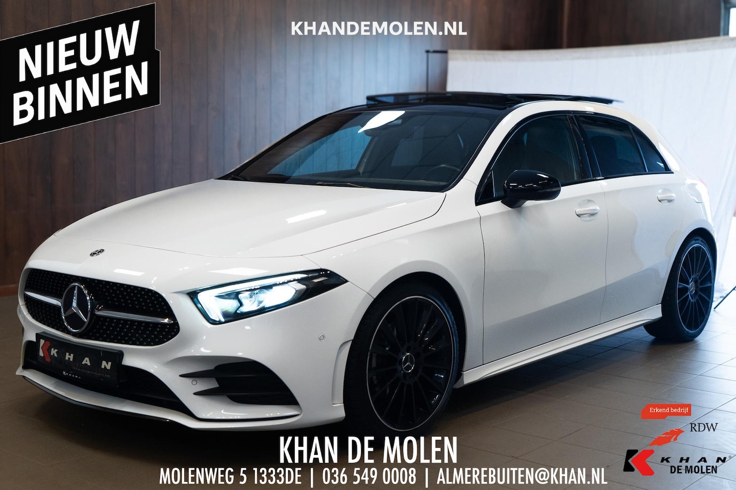Mercedes-Benz A-klasse - 200 Business AMG Night Pakket Pano|Cruise|Camera|Keyless - AutoWereld.nl