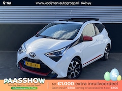 Toyota Aygo - 1.0 VVT-i x-joy cabrio Sportieve auto met rode accenten en een Cabriodak Airconditioning,