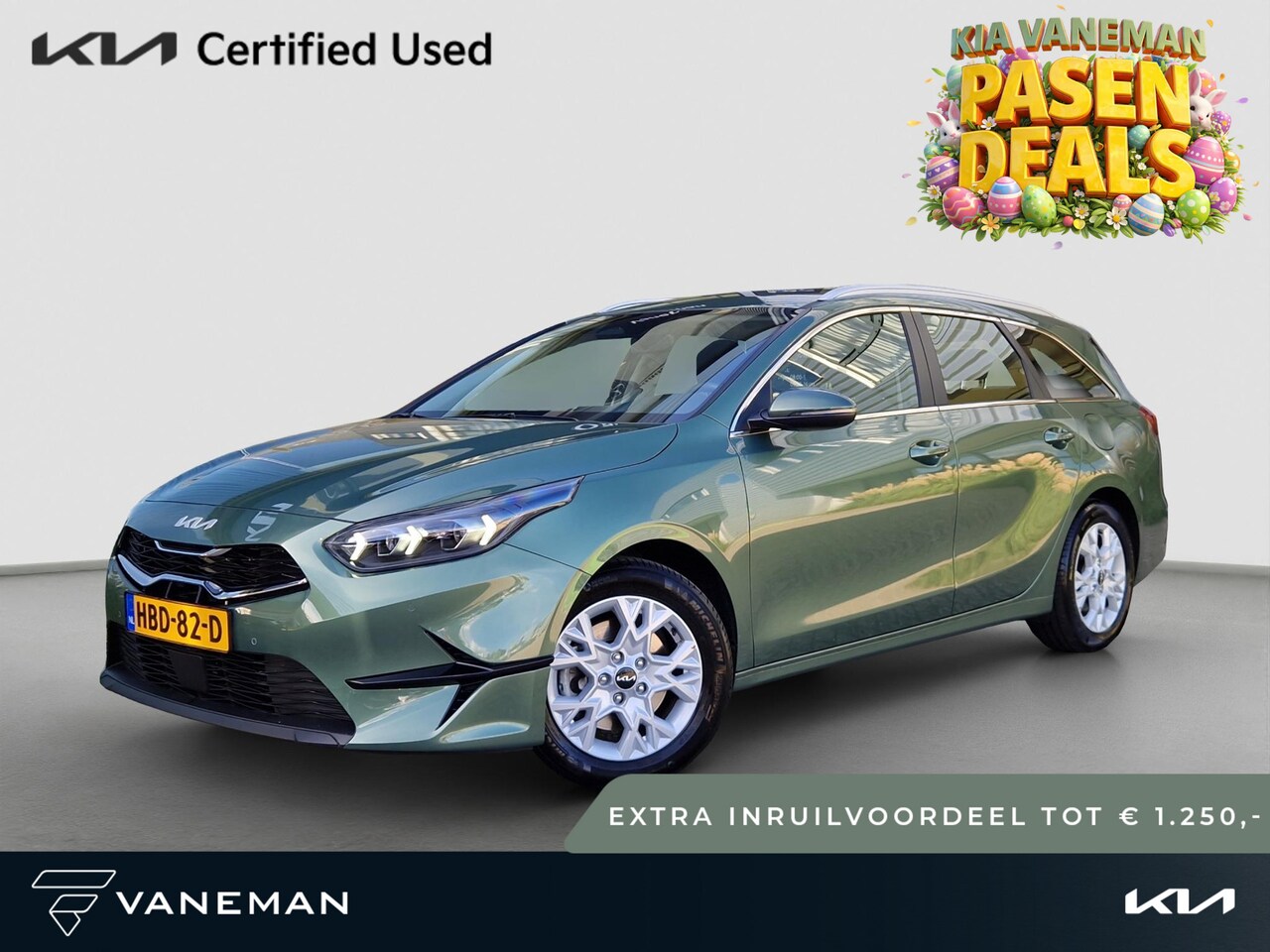 Kia Cee'd Sportswagon - Ceed 1.5 T-GDi DynamicLine Automaat | Tot € 1.250,- extra inruil tijdens dit Paasweekend! - AutoWereld.nl