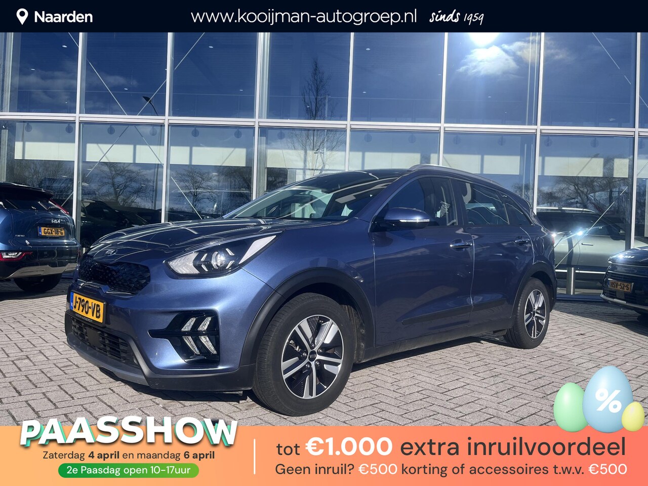 Kia Niro - 1.6 GDi Hybrid DynamicLine Nav|Camera|Cruise control|Dealeronderhouden!! - AutoWereld.nl