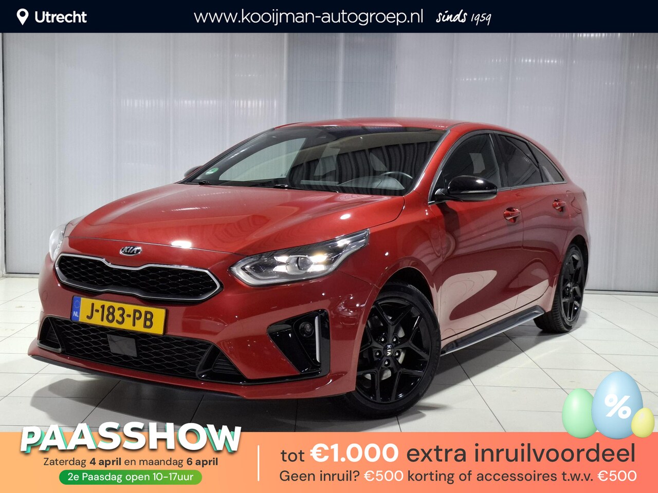 Kia Pro cee'd - 1.0 T-GDI GT-Line Stoel en Stuur verwarming, Apple Carplay/Android Auto, Navigatie. - AutoWereld.nl