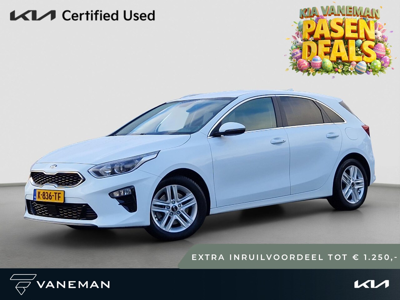 Kia Cee'd - Ceed 1.0 T-GDi DynamicPlusLine | Tot € 1.250,- extra inruil tijdens dit Paasweekend! | Sto - AutoWereld.nl