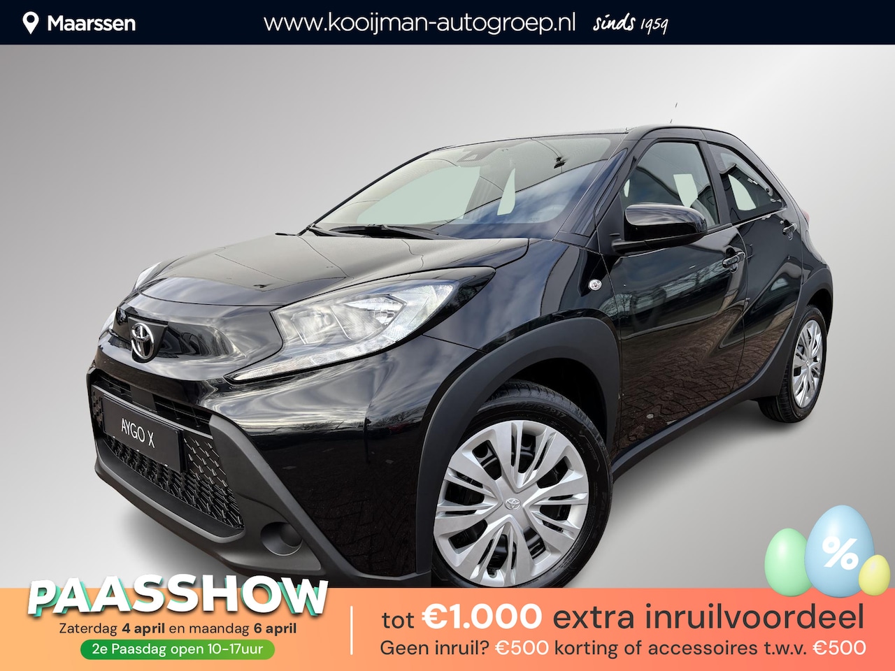 Toyota Aygo X - 1.0 VVT-i MT play 1.0 VVT-i MT Play,Apple Carplay Android Auto Adaptive Cruise Controle, Camera - AutoWereld.nl