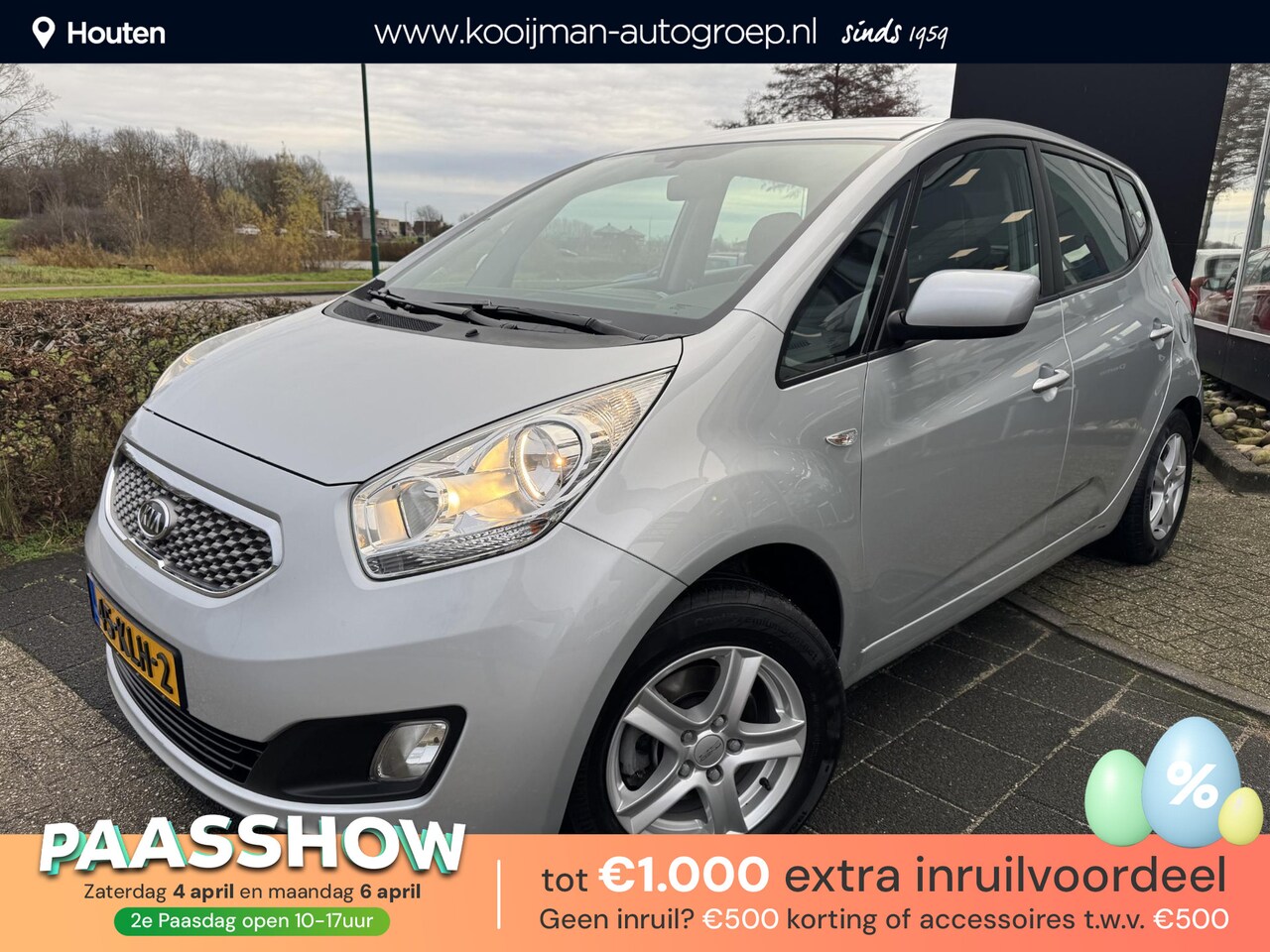 Kia Venga - 1.4 CVVT X-tra Eerste Eigenaar, Nette auto, Airco, Lichtmetalen Velgen, Cruise Control, El - AutoWereld.nl