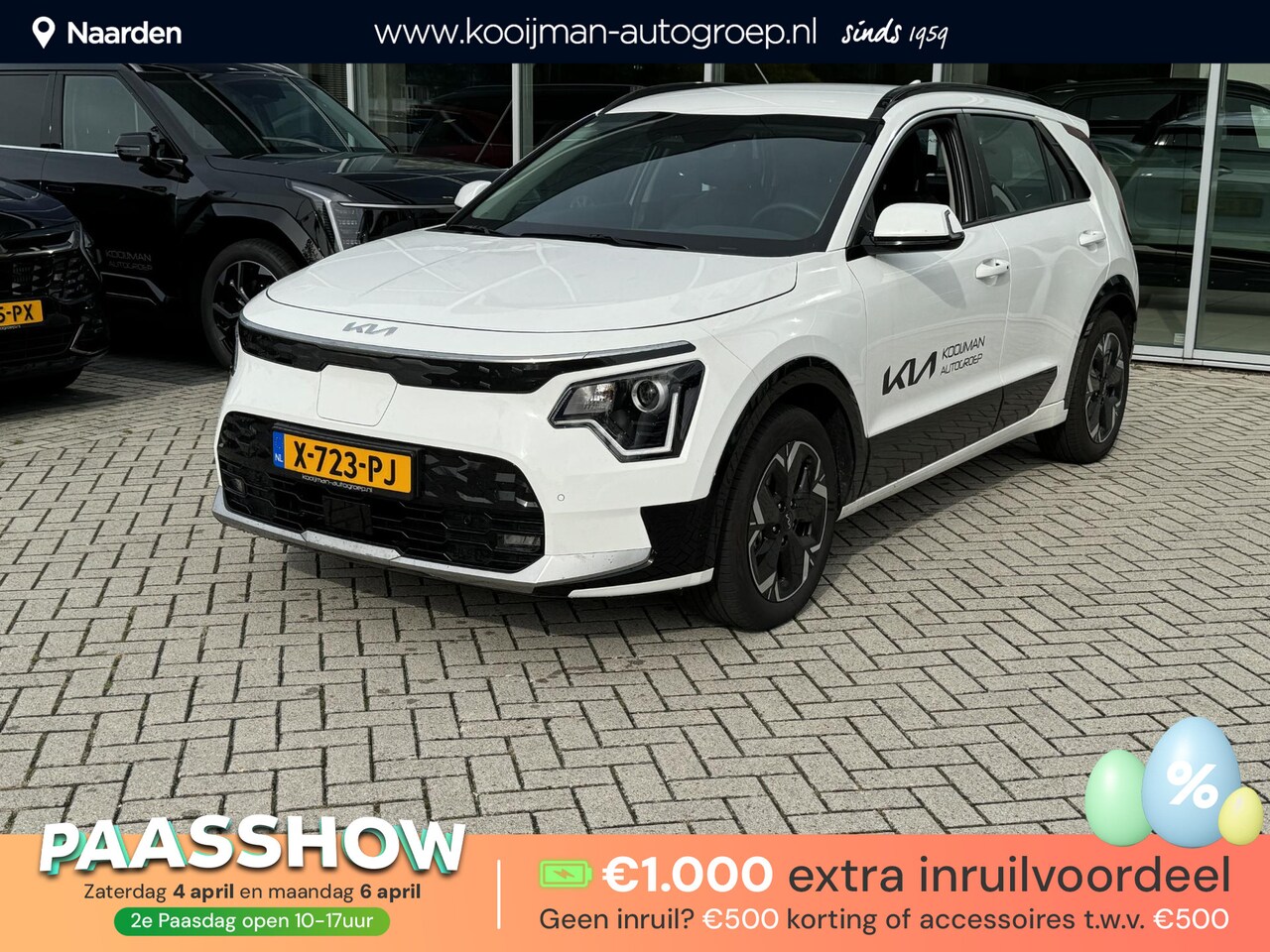 Kia Niro EV - DynamicLine 64.8 kWh | cruise control | Apple carplay/Android auto | Achteruitrij camera | - AutoWereld.nl