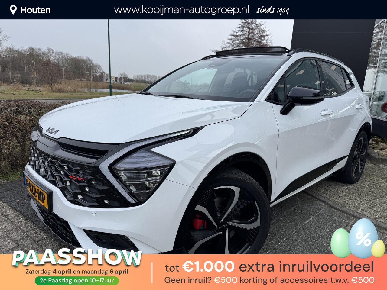 Kia Sportage - 1.6 T-GDi Plug-in Hybrid AWD GT-Line Unieke Velgen, Afneembare trekhaak, Zwart afgewerkt, - AutoWereld.nl