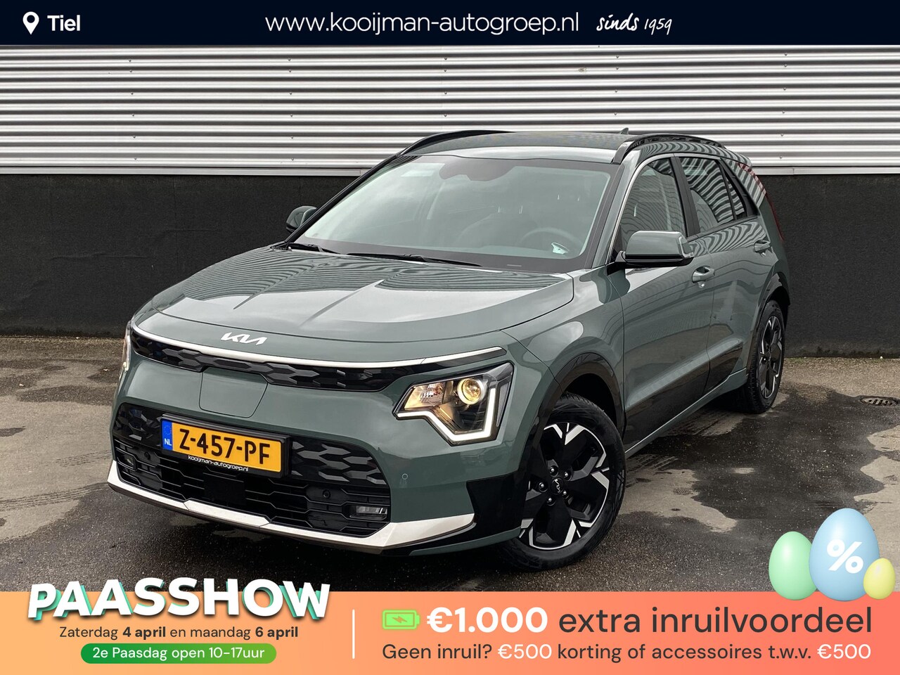 Kia Niro EV - DynamicLine 64.8 kWh navigatie Apple CarPlay/Android Auto, NL-AUTO! parkeersensoren v&a, a - AutoWereld.nl