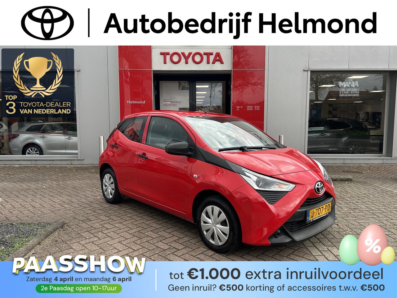Toyota Aygo - 1.0 VVT-i x-fun Airconditioning | Boekjes compleet | Start/Stop systeem | Uitstelbare zijr - AutoWereld.nl