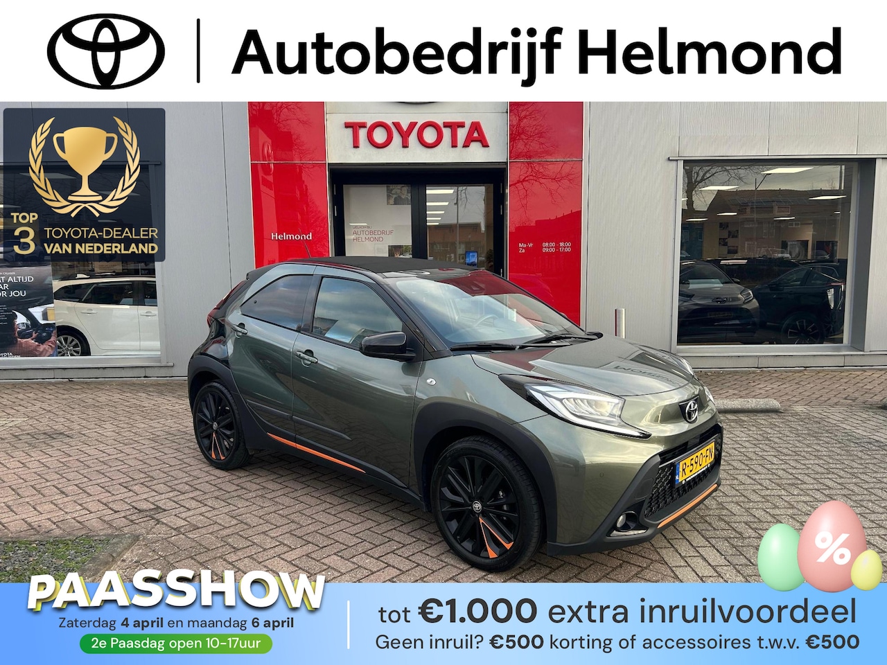 Toyota Aygo X - 1.0 VVT-i S-CVT Limited Automaat | Cabriodak | Trekhaak | Draadloze telefoonlader | Stoelv - AutoWereld.nl