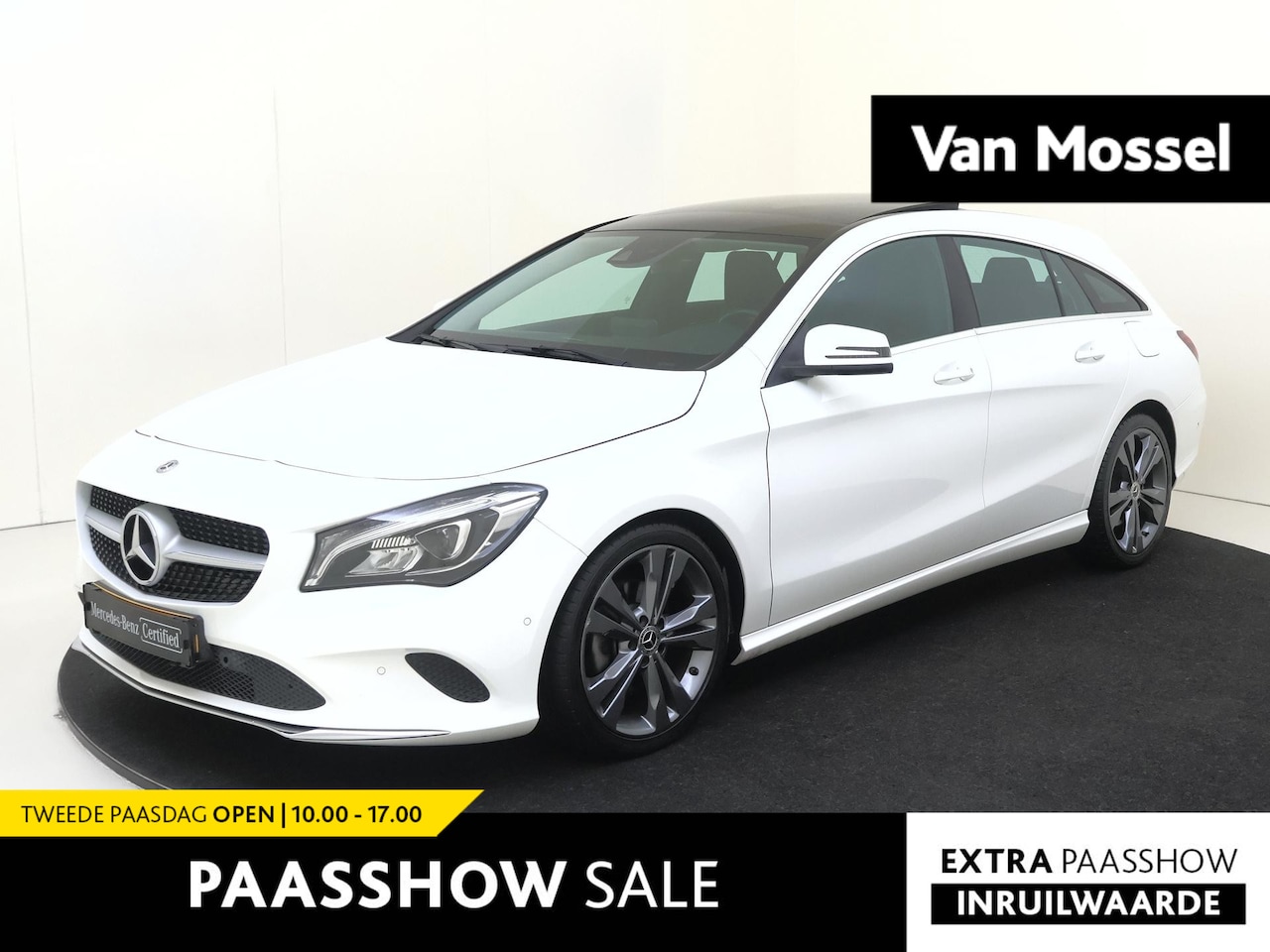 Mercedes-Benz CLA-klasse Shooting Brake - 180 Business Solution AUTOMAAT | PANORAMADAK | LMV | SPORTSTOELEN | NAVIGATIE | PDC | AIRC - AutoWereld.nl