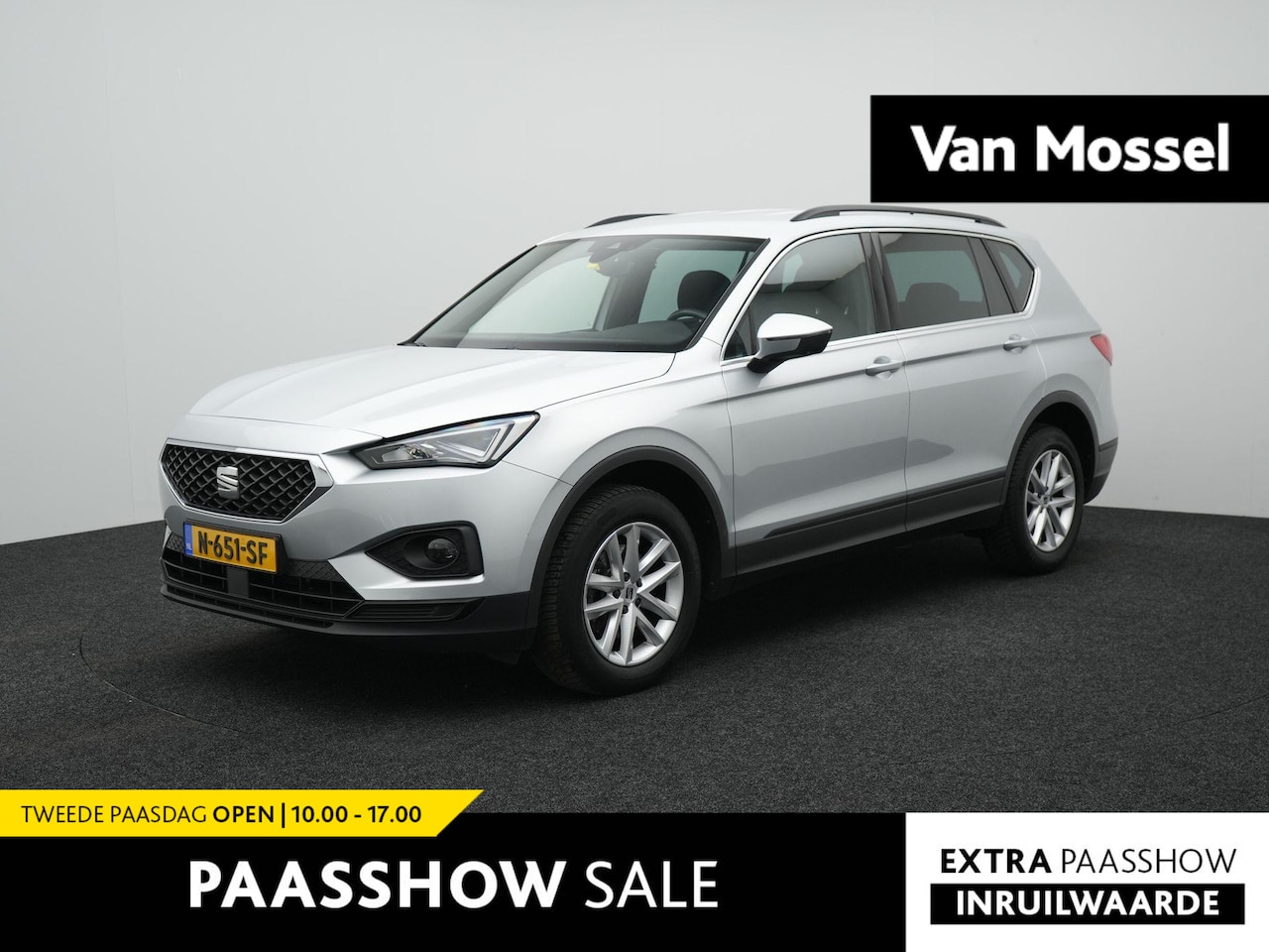 SEAT Tarraco - 1.5 TSI Style Business Intense 7p. AUTOMAAT | ADAPTIEVE CRUISE | NAVIGATIE | CAMERA | 7 ZI - AutoWereld.nl