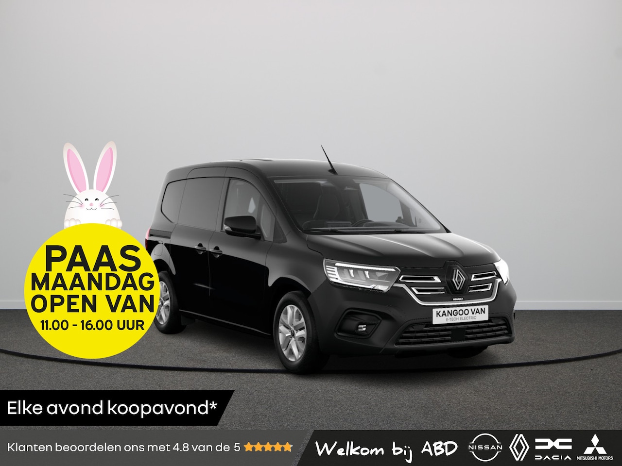 Renault Kangoo E-Tech - Gesloten Bestel L1H1 44kWh 120 1AT Advance | Cruise control en snelheidsbegrenzer | Elektr - AutoWereld.nl