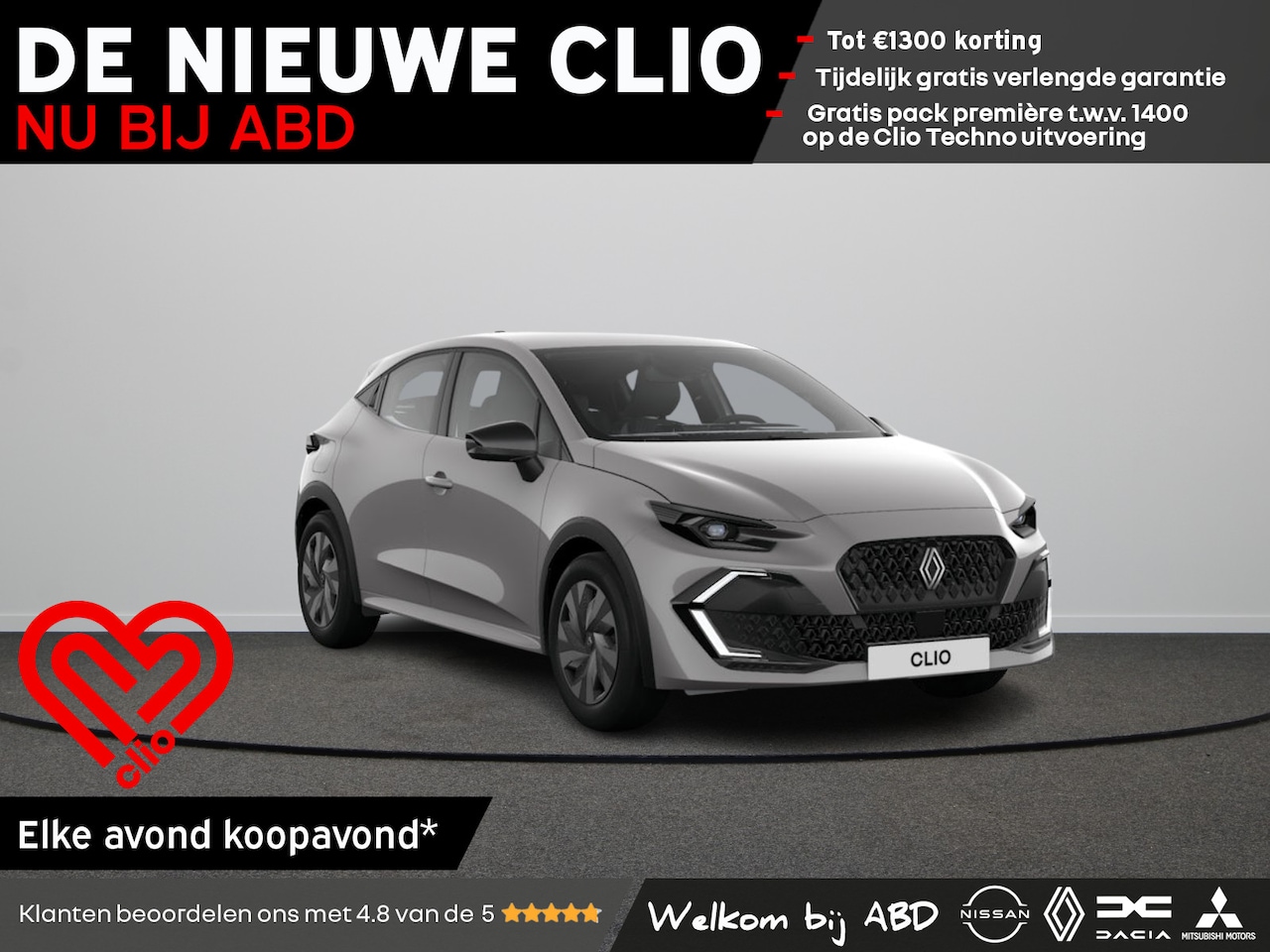 Renault Clio - Evolution Full hybrid | Adaptive Cruise Control | Grille in zwart met daarin verwerkt 113 - AutoWereld.nl