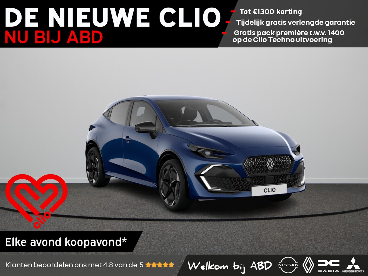 Renault Clio - Techno Full hybrid | Achteruitrijcamera | Adaptive Cruise Control | Elektronisch geregelde - AutoWereld.nl