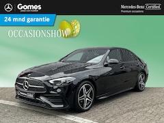 Mercedes-Benz C-klasse - 180 Star Edition AMG | Night Pakket | Panoramadak | Sierdelen Lindehout Antraciet | Apple