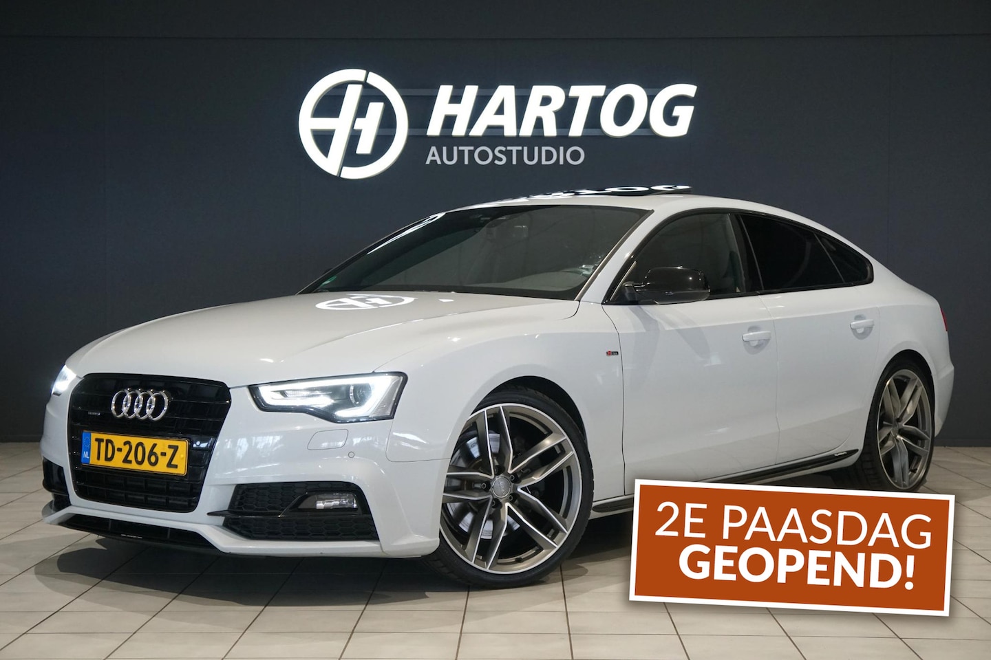 Audi A5 Sportback - 3.0 TDI quattro Suzuka Grau 3x S-Line + PANO / B&O / MEMORY / CRUISE CONTROL ADAPTIEF - AutoWereld.nl