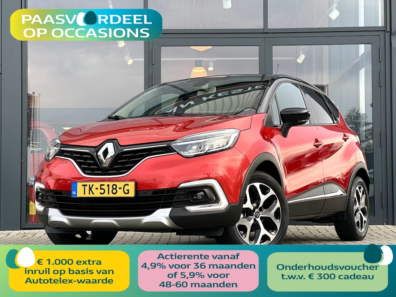 Renault Captur - TCe 90 Intens | Nav. | Cam. PDC V+A | Dodehoekwaarsch. | LED | NL Auto | - AutoWereld.nl
