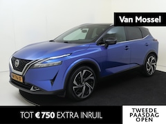 Nissan Qashqai - 1.3 MHEV Xtronic Tekna Plus 158PK | Navigatie | 360 camera | Trekhaak | Leder