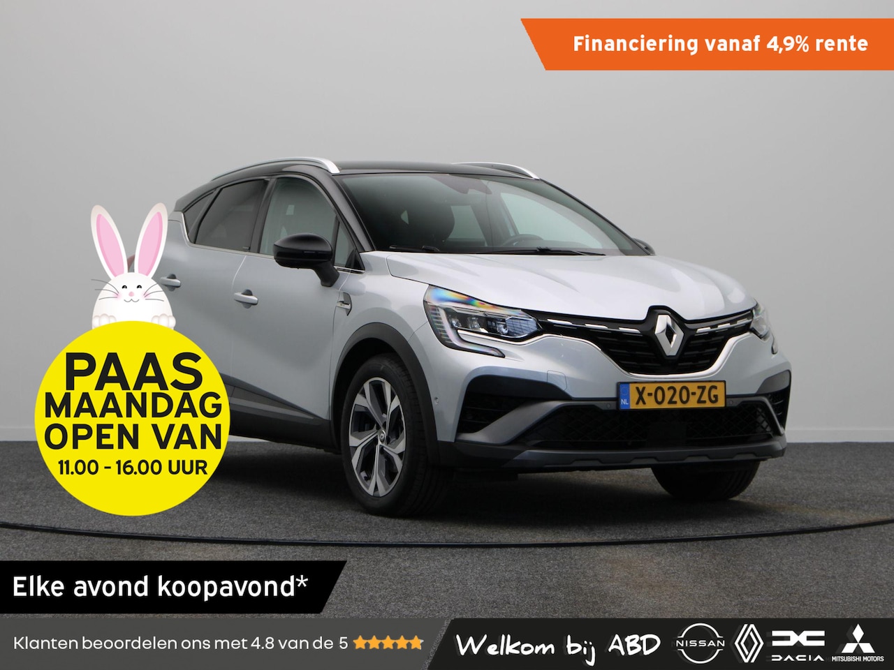 Renault Captur - 1.6 E-Tech Hybrid 145 R.S. Line | Adaptieve Cruise control | Bose audio | Stuurverwarming - AutoWereld.nl
