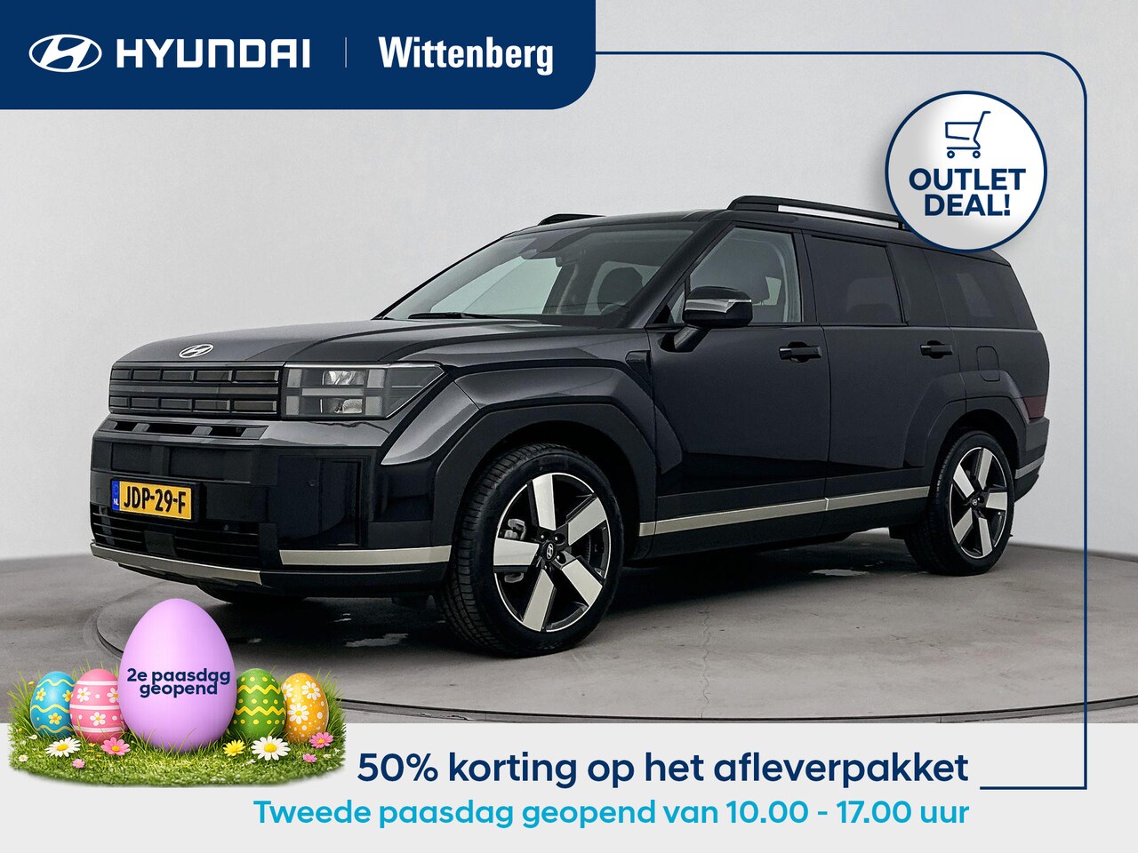 Hyundai Santa Fe - 1.6 T-GDI PHEV COMFORT SMART 4WD 7 PERSOONS | OUTLETDEAL! | NAVI | STUUR & STOELVERWARMING - AutoWereld.nl