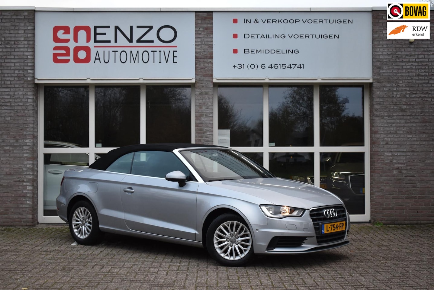 Audi A3 Cabriolet - 1.4 TFSI Ambiente Pro Line Plus Cabrio Dealer onderhoud Trekhaak - AutoWereld.nl