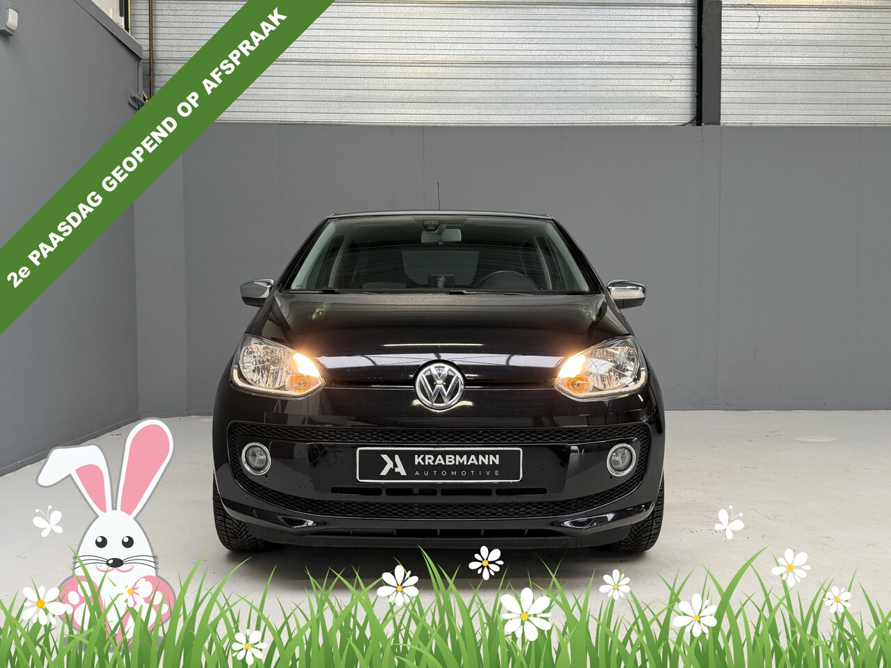 Volkswagen Up! - 1.0 high up! Black Up! Standkachel|5drs|Cruise|Airco - AutoWereld.nl
