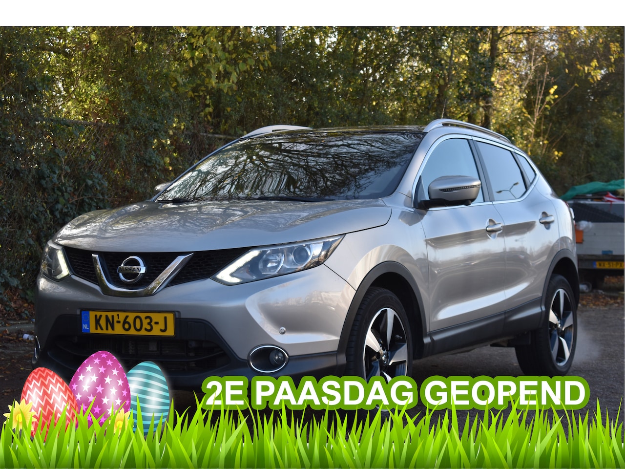Nissan Qashqai - 1.2 N-Connecta Design | Pano.dak | Keyless | 360 gr.camera | DAB | Navi | Cruise Control | - AutoWereld.nl