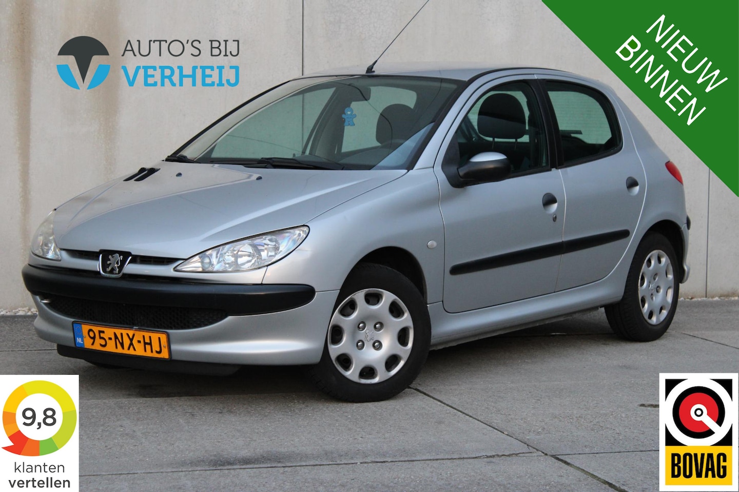 Peugeot 206 - 1.4 XR / 5 DEURS / NIEUWE APK - AutoWereld.nl