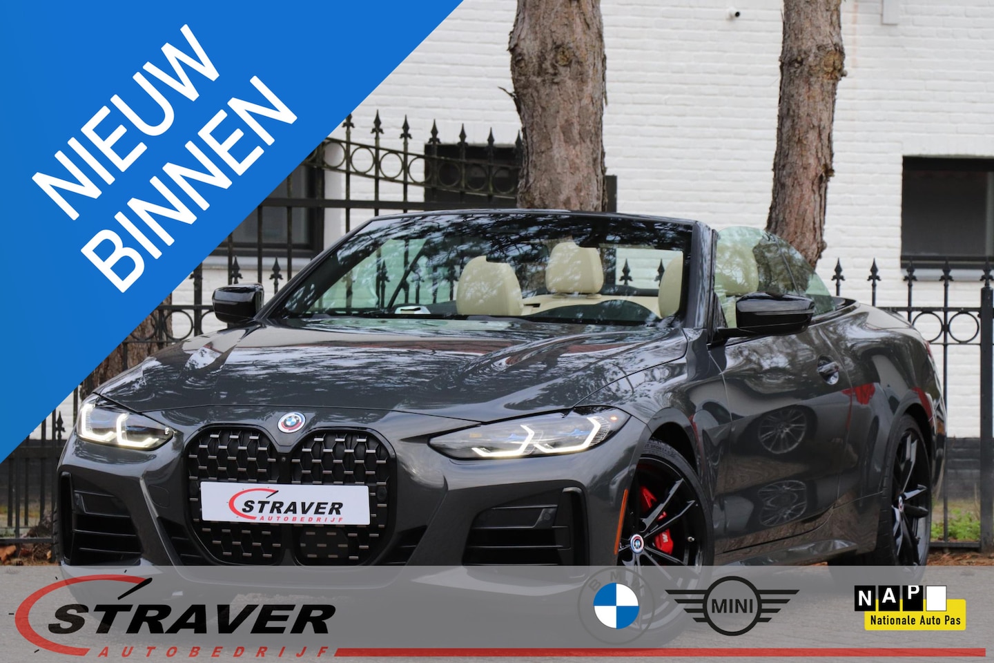 BMW 4-serie Cabrio - M440i High Executive |Harman/Kardon |Stuurwielverwarming - AutoWereld.nl