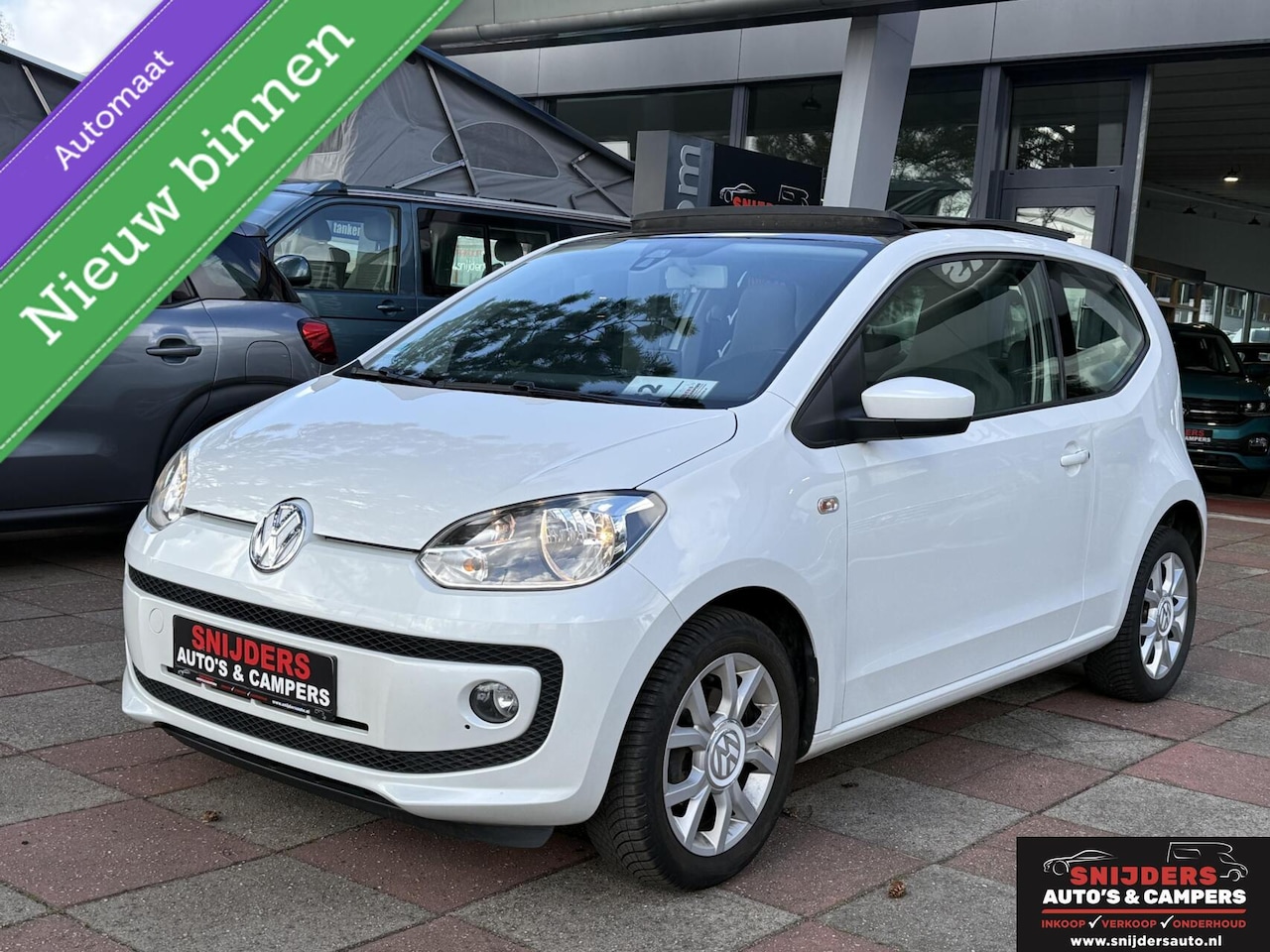 Volkswagen Up! - 1.0 move up! open dak,PDC,Cruise ,Fender - AutoWereld.nl