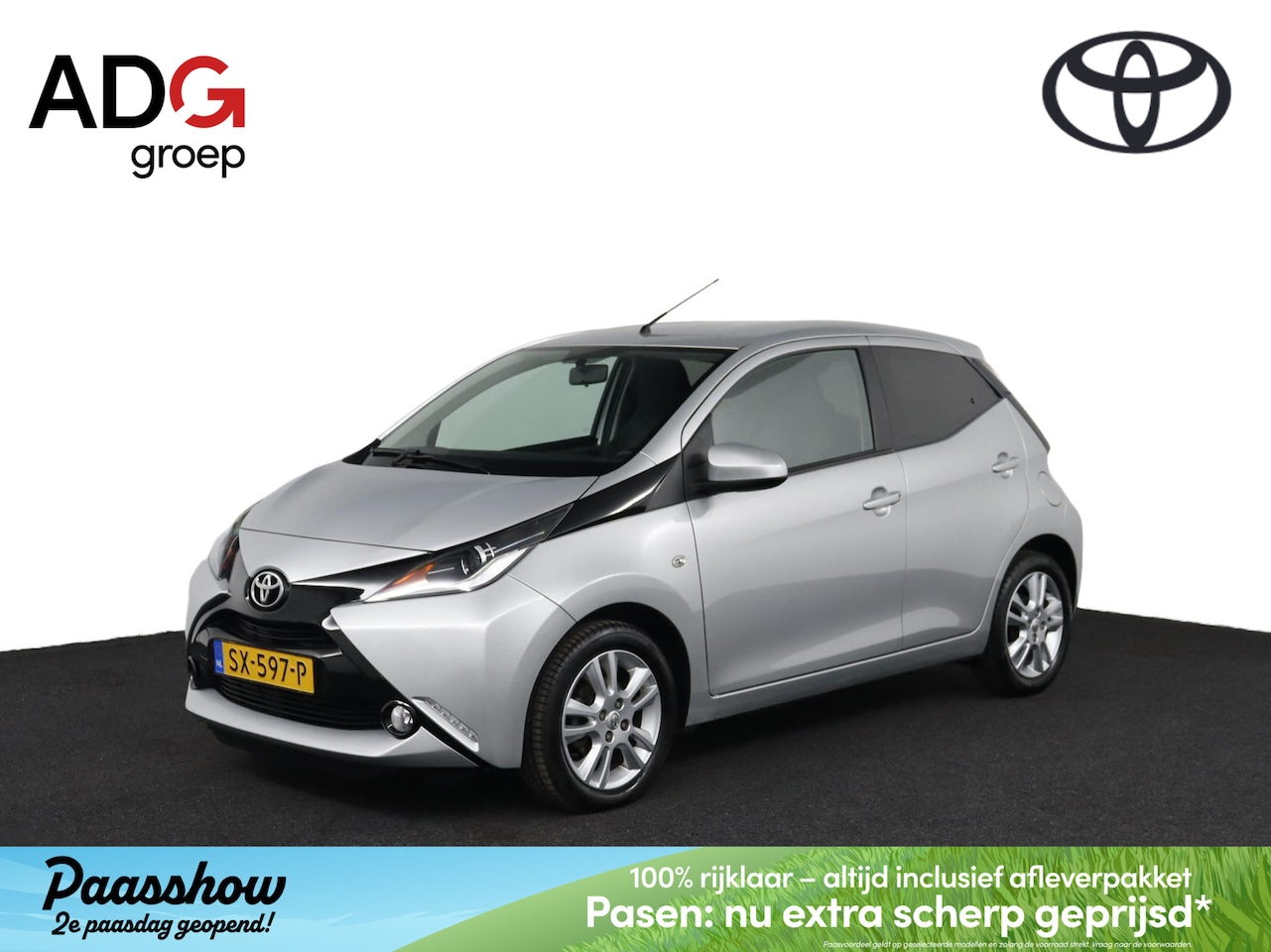 Toyota Aygo - 1.0 VVT-i x-joy | Climate Control | Navigatie | Parkeercamera | Lichtmetalen Velgen | - AutoWereld.nl