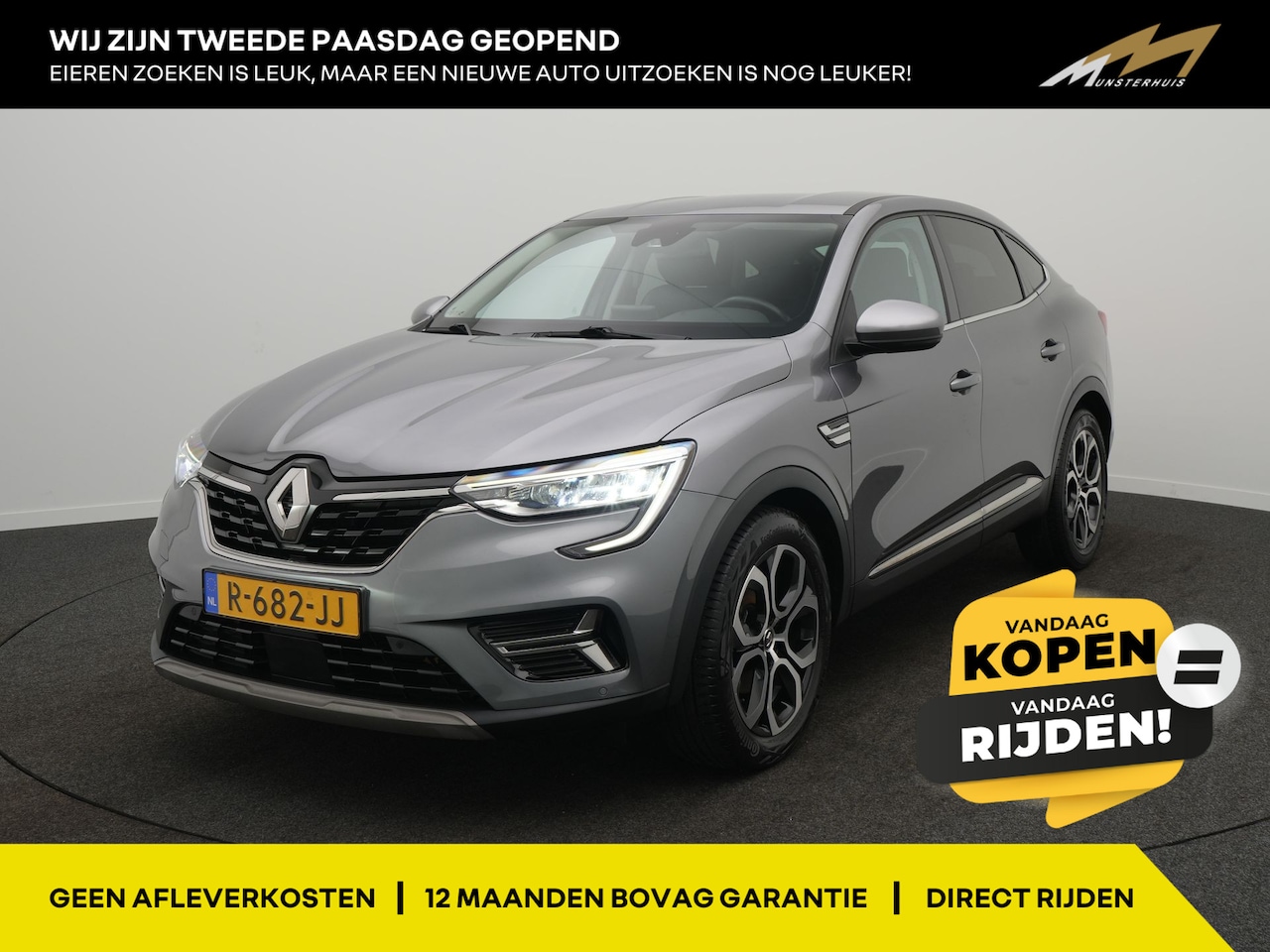 Renault Arkana - 1.6 E-Tech Hybrid 145 Intens - RIJKLAARPRIJS - Achteruitrijcamera - Adaptive Cruise Contro - AutoWereld.nl