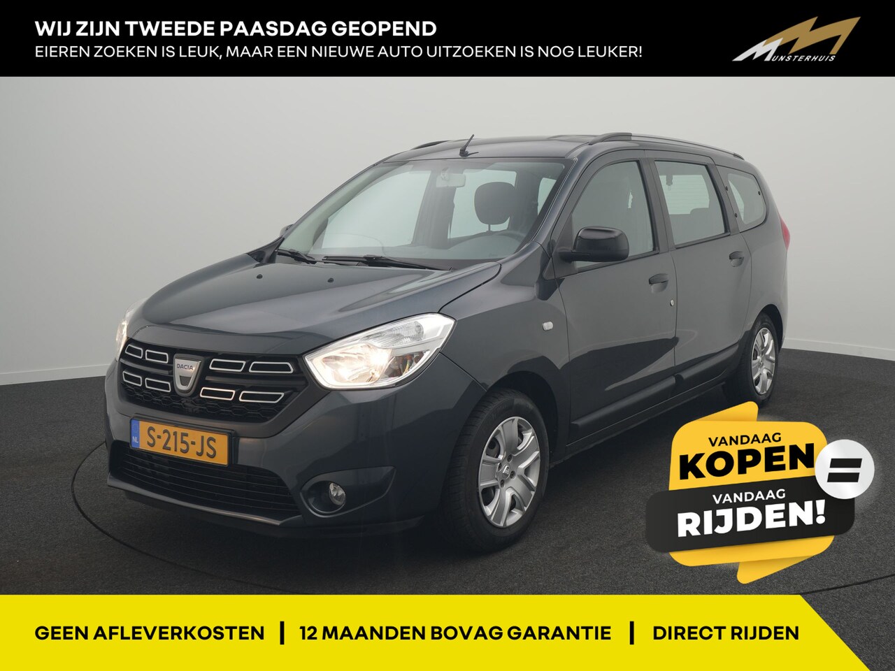 Dacia Lodgy - 1.6 SCe 110 Bi-Fuel Ambiance 7p. - RIJKLAARPRIJS - LPG - 7-persoons - All Seasonbanden - C - AutoWereld.nl