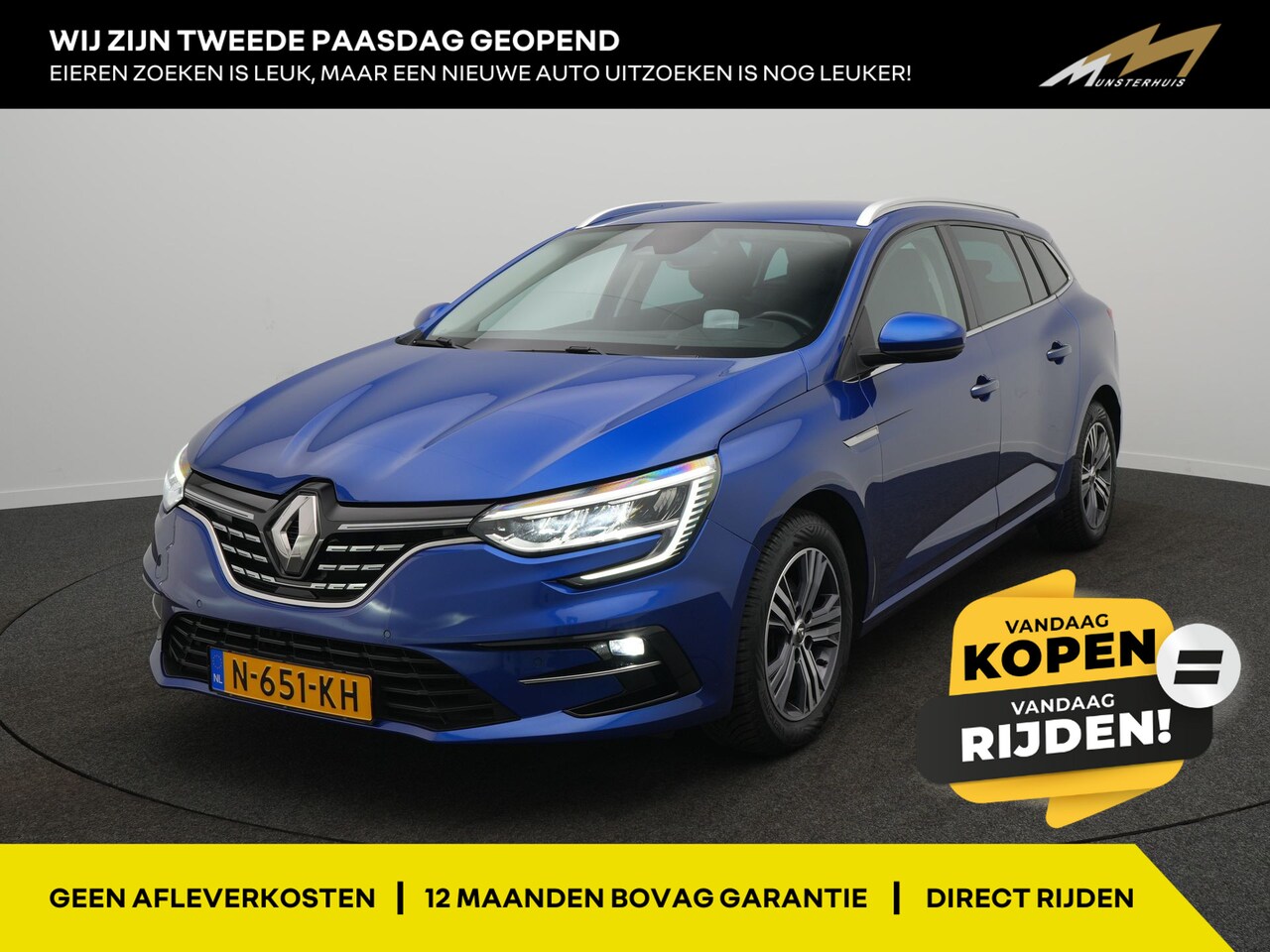Renault Mégane Estate - TCe 140 Intens - RIJKLAARPRIJS - All Seasonbanden - Achteruitrijcamera - Cruise Control - - AutoWereld.nl