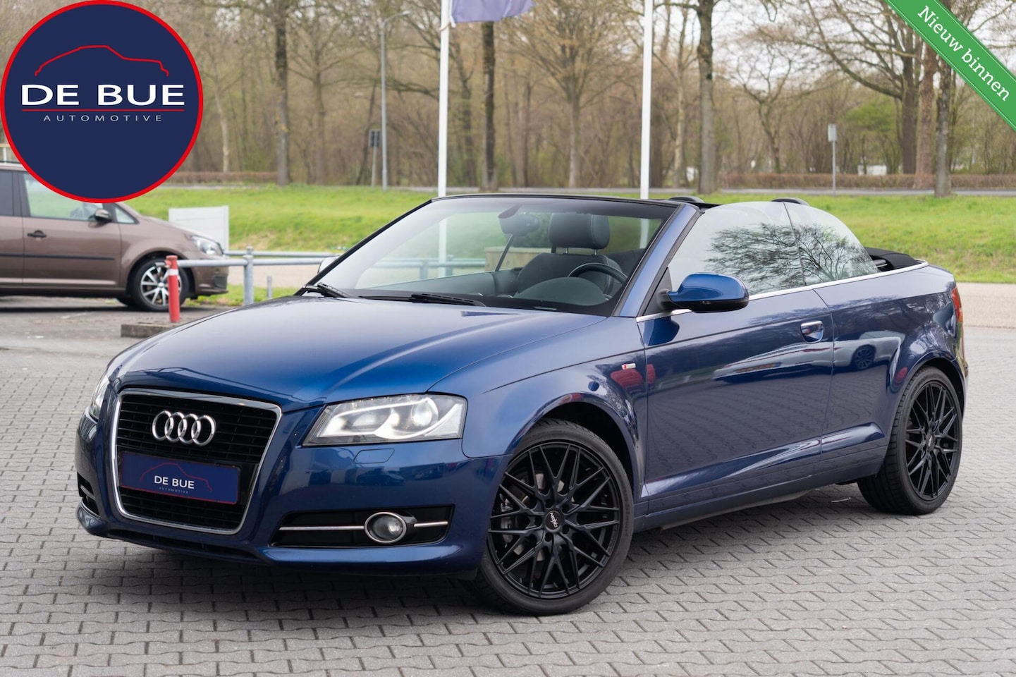 Audi A3 Cabriolet - 1.2 TFSI 105Pk|S-Line|Org NL NAP|Xenon|Cabriolet|Top Conditie|6BAK|Scubablauw Metallic|Vol - AutoWereld.nl