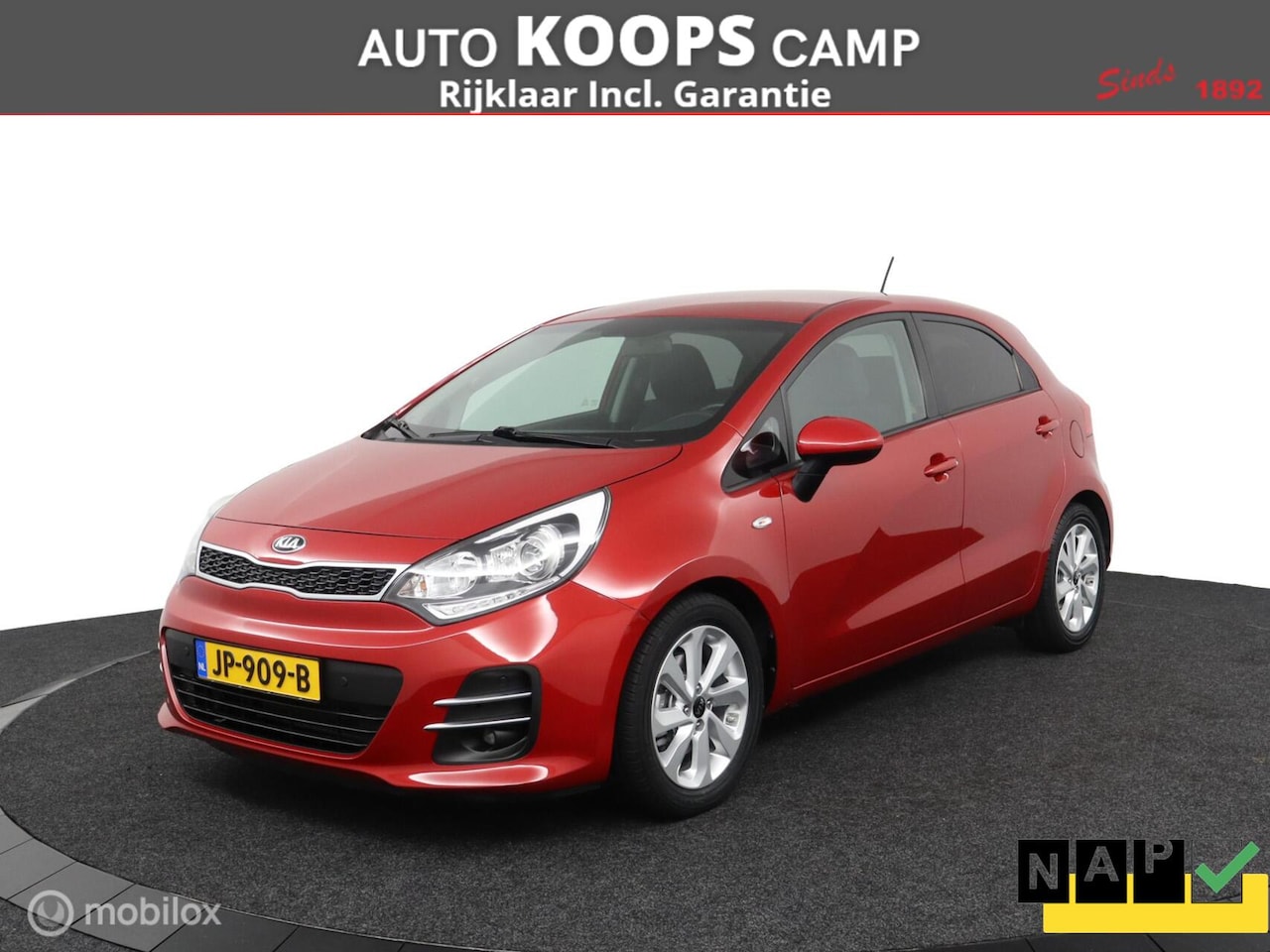 Kia Rio - 1.4 CVVT Dynamic Line 109Pk Automaat | Airco | Cruise | Camera | Parkeersensoren V+A | Nav - AutoWereld.nl