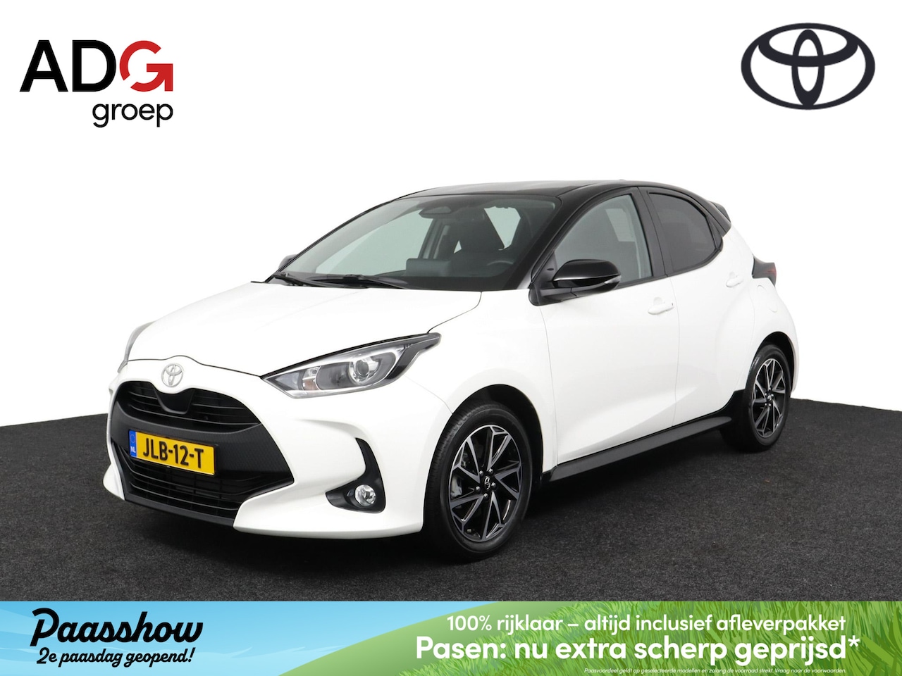 Toyota Yaris - 1.5 Hybrid 115 Bi-Tone | Apple Carplay/Android Auto | Zwart dak | Mistlampen voor | - AutoWereld.nl