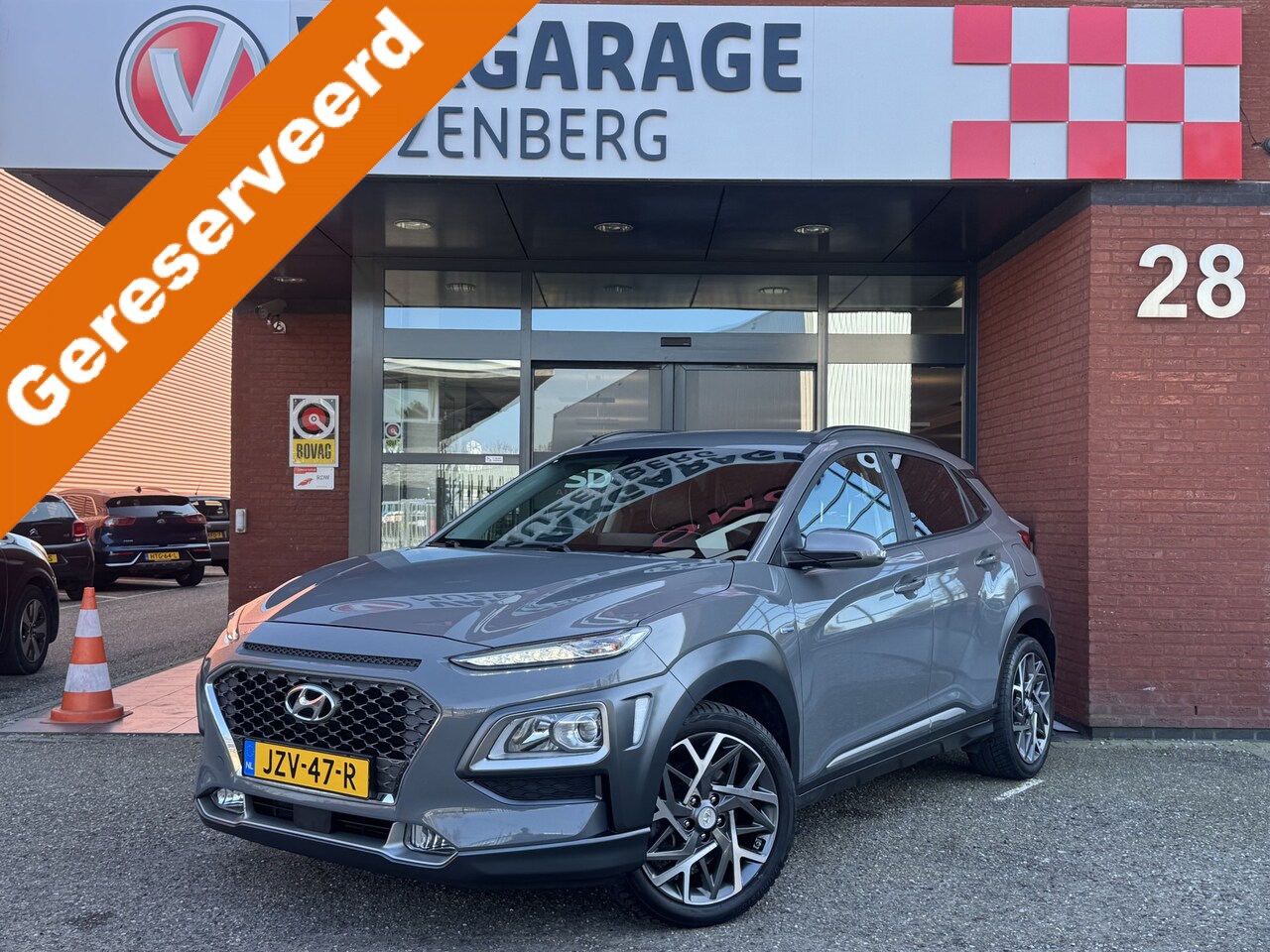 Hyundai Kona - 1.6 GDI HEV Premium // LED // NAVI + CARPLAY // CAMERA // CRUISE // HALF-LEDER // KRELL AU - AutoWereld.nl