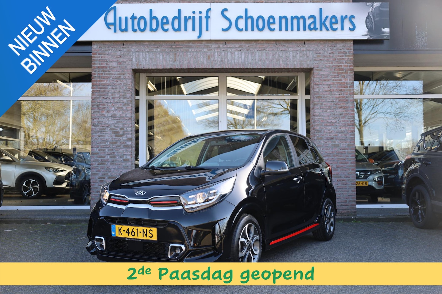 Kia Picanto - 1.0 DPi GT-Line CAMERA LEER CARPLAY DAB LMV PDC CRUISE CLIMA NAP ENZ! - AutoWereld.nl