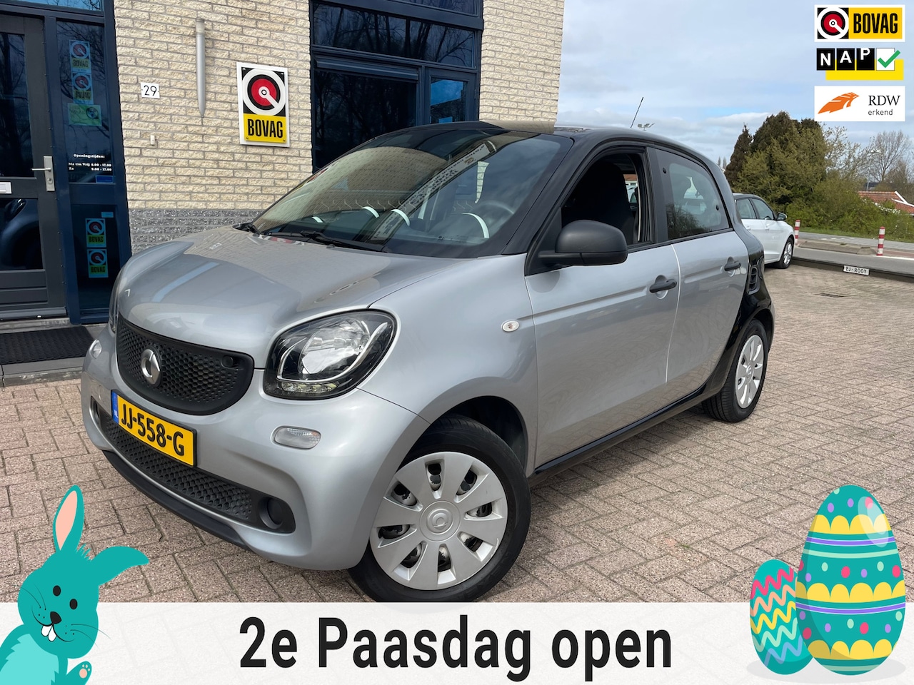 Smart Forfour - 1.0 Pure- dealer onderhouden- NL auto- NAP - AutoWereld.nl