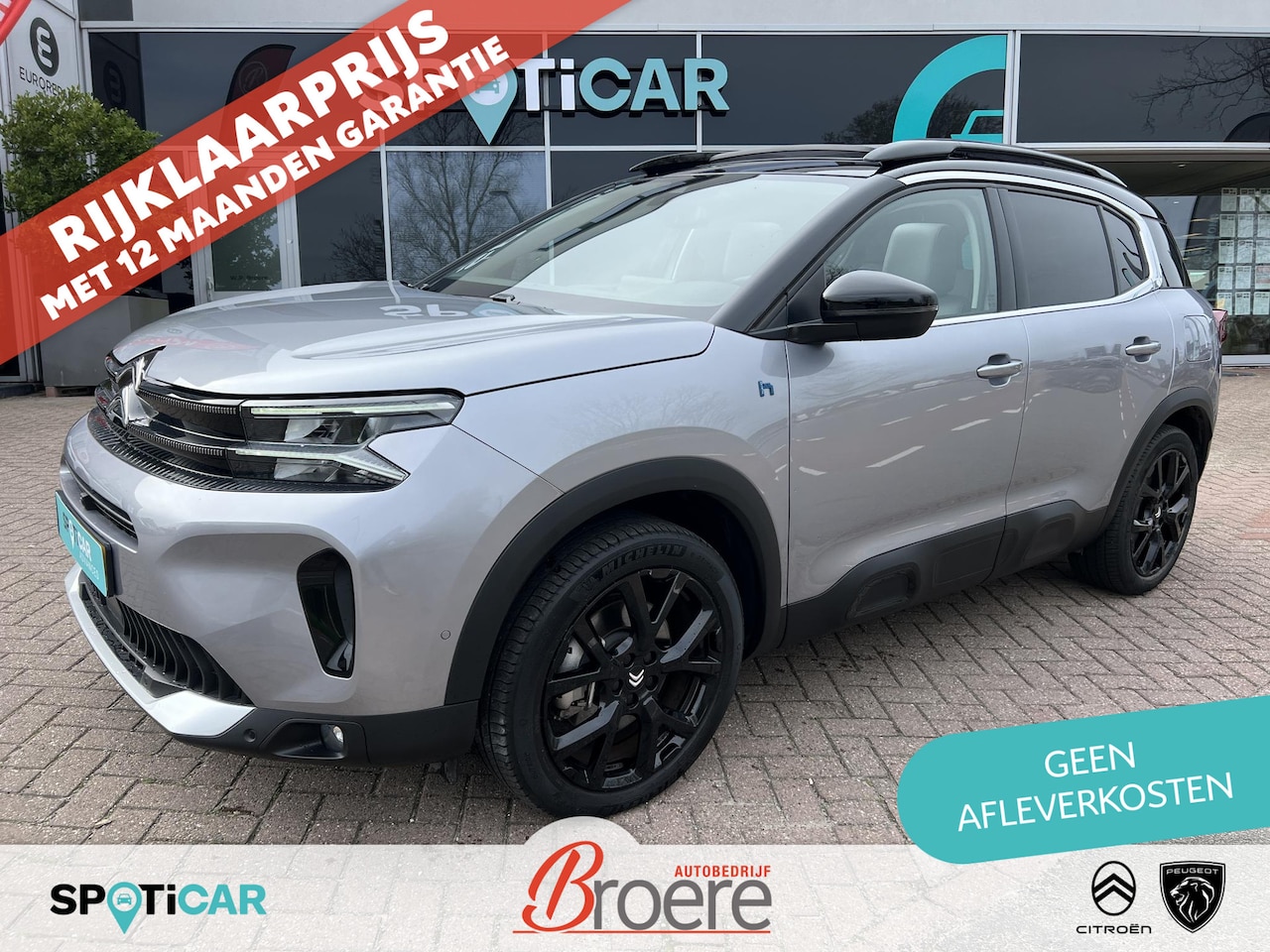 Citroën C5 Aircross - 1.6 Plug-in Hybrid 180 Max Automaat Panoramadak, Elektrische achterklep - AutoWereld.nl