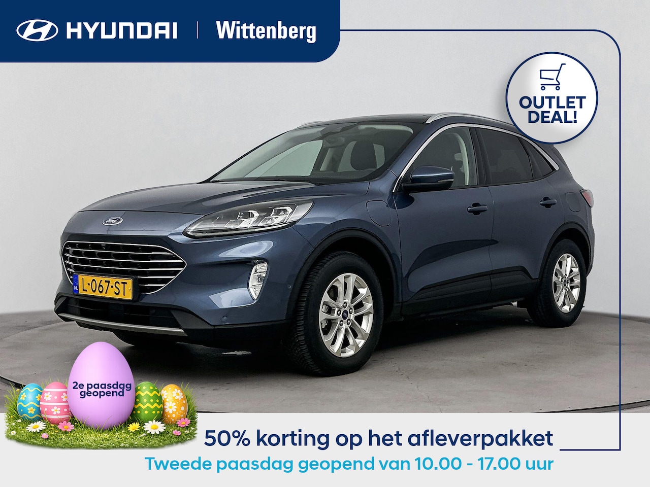 Ford Kuga - 2.5 PHEV TITANIUM X | OUTLETDEAL! | TREKGEWICHT 1500 KG | SCHUIFDAK | WINTERPACK | NAVI | - AutoWereld.nl
