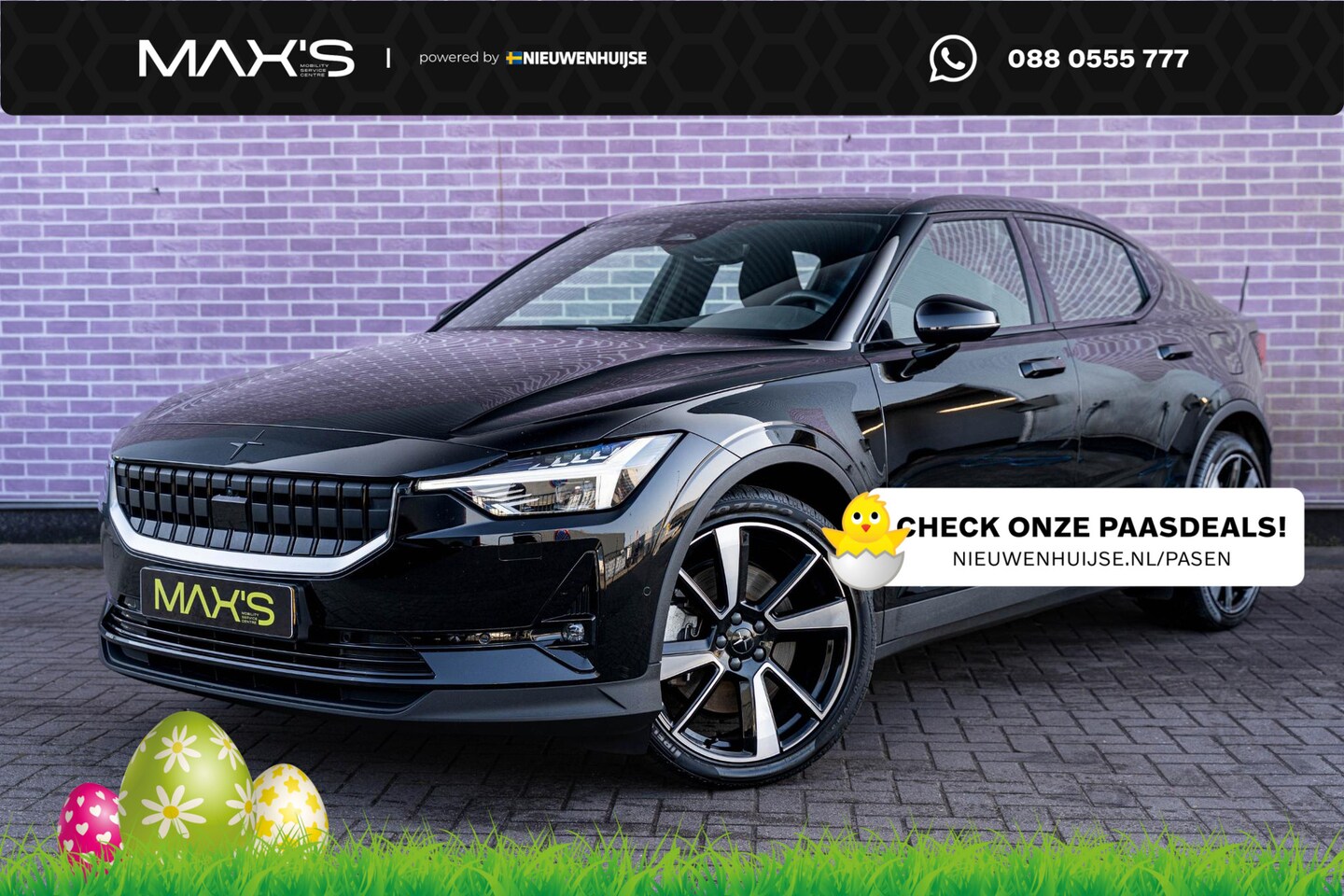 Polestar 2 - Long Range Dual Motor Launch Edition 78kWh | Trekhaak | Lichtmetalen Velgen 20 inch | Pano - AutoWereld.nl