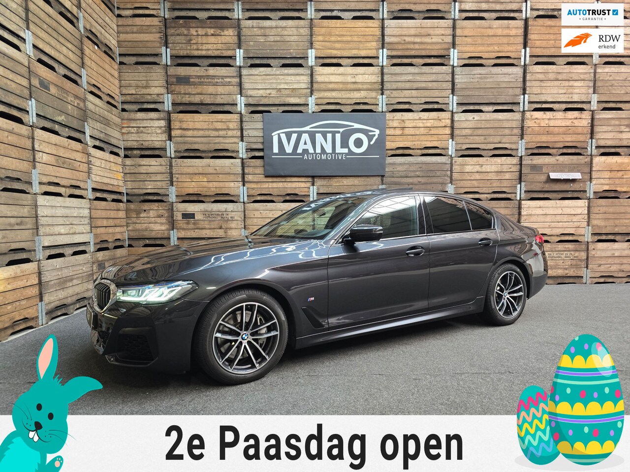BMW 5-serie - 530d Business Edition Plus M-Sport Laser Led Pano Leder HUD Clima Cruise 18"LM - AutoWereld.nl