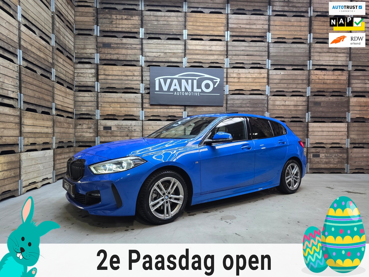 BMW 1-serie - 118i High Executive Edition M-Sport Pano Leder Navi Camera Carplay 17"LM - AutoWereld.nl