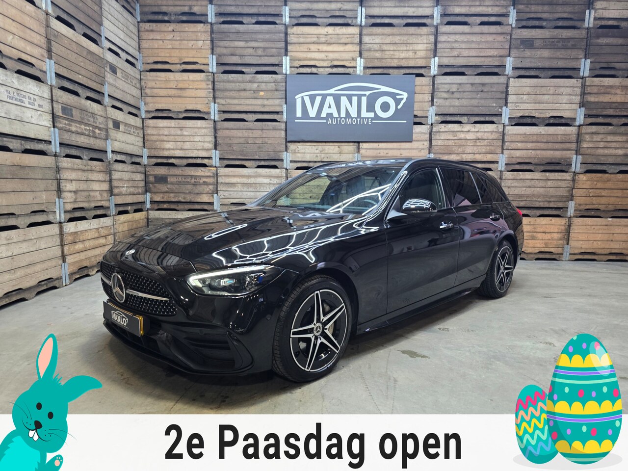 Mercedes-Benz C-klasse Estate - 300 e AMG Line Laser Leder 360 Carplay Navi Clima LM - AutoWereld.nl