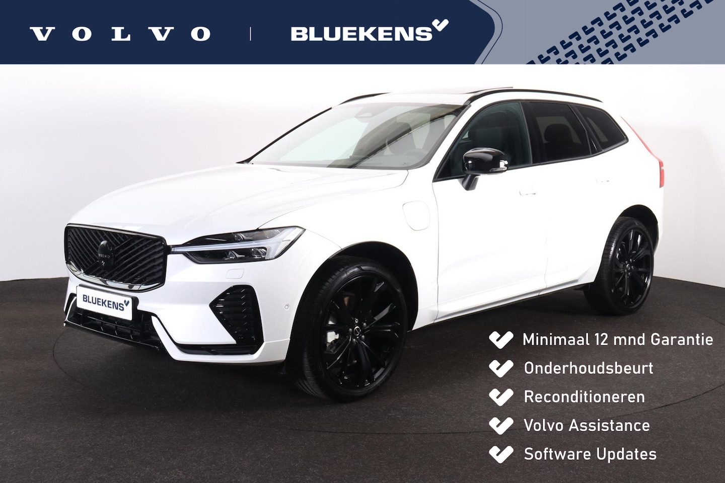 Volvo XC60 - T6 Recharge AWD Plus Black Edition - Panorama/schuifdak - IntelliSafe Assist & Surround - - AutoWereld.nl
