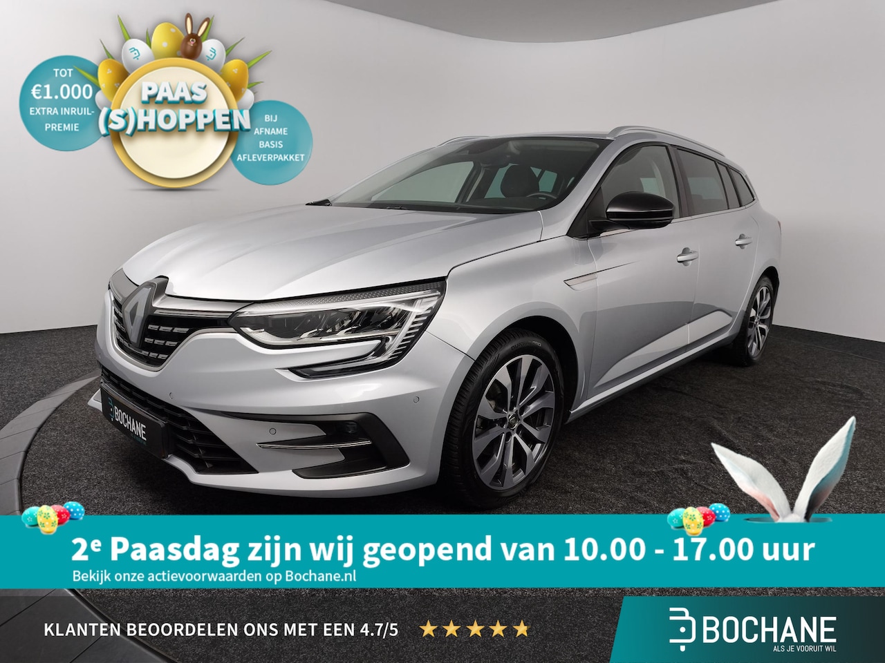 Renault Mégane Estate - 1.3 TCe 140 Techno Automaat | All season banden | Navigatiesysteem | Achterruitrij Camera - AutoWereld.nl