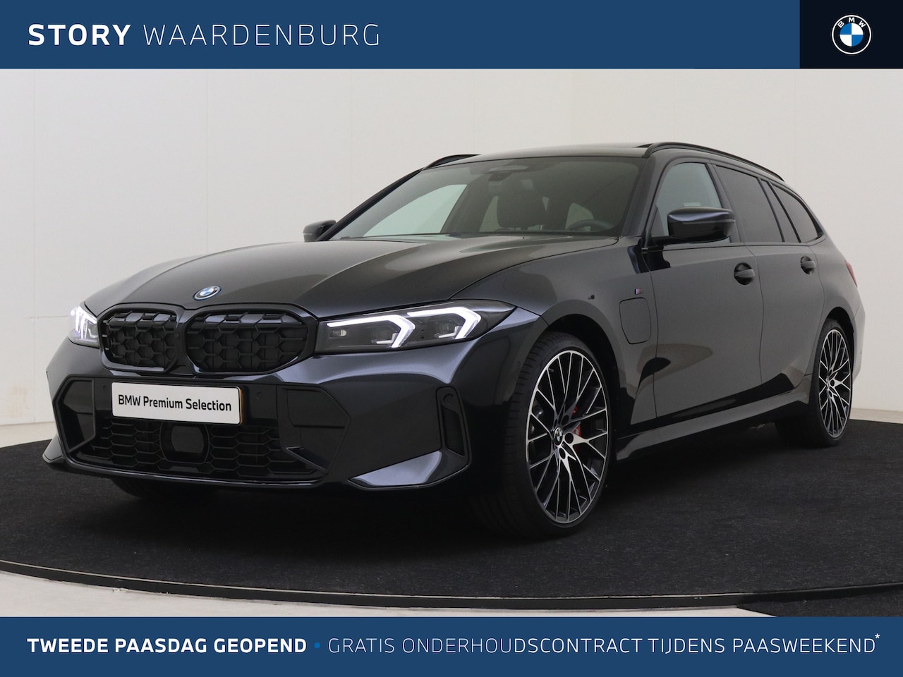 BMW 3-serie Touring - 330e High Executive M Sport Automaat / Panoramadak / Trekhaak / Sportstoelen / Stuurverwar - AutoWereld.nl